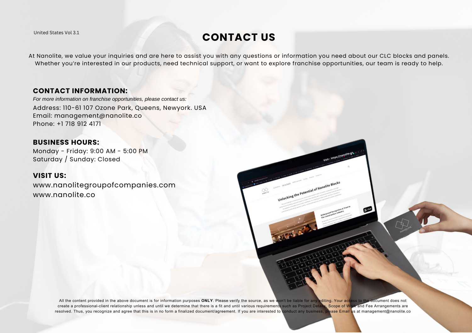 Corporate profile — page 18, section 18